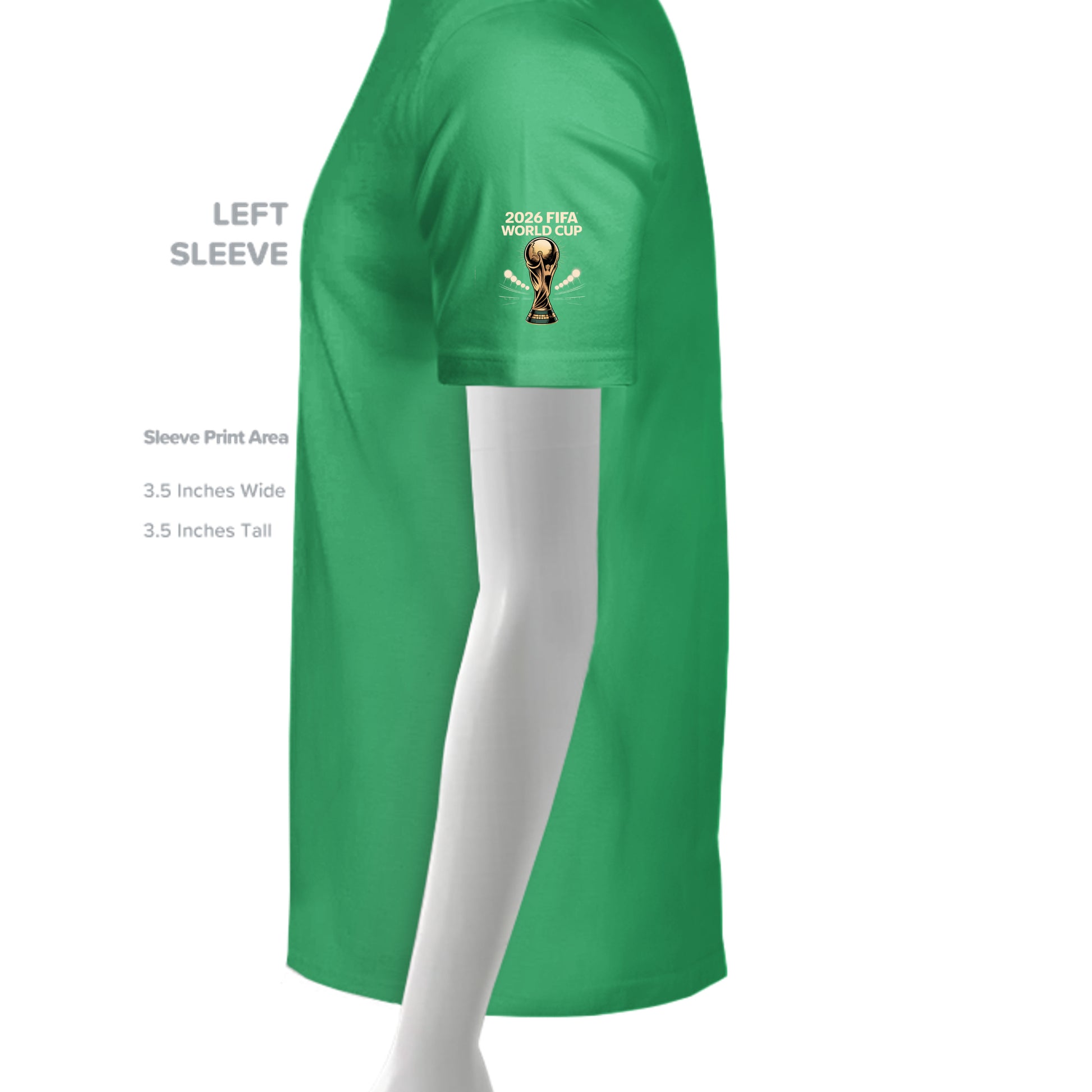 Synthetic Green - 3001C - SLEEVE_LEFT